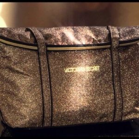 Victoria's Secret Handbags - (SOLD) Victoria’s Secret Glittery Gold Tote
